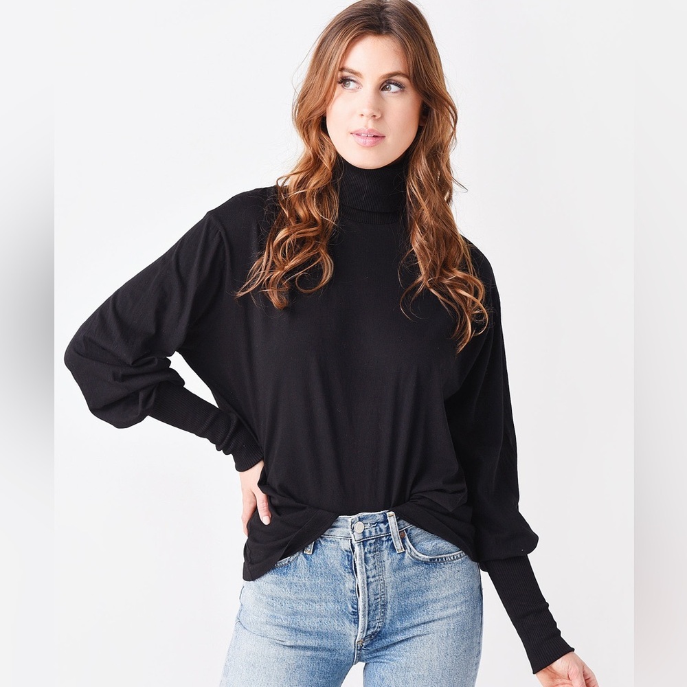 AGOLDE Women's Funnel Neck Shirt- Size xs